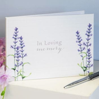Widdop Gifts Guest Books In Loving Memory Condolence Book