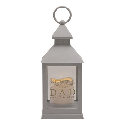 Widdop Gifts Home accessories In Memory of Dad Memorial Lantern