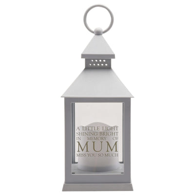 Widdop Gifts Home accessories In Memory of Mum Memorial Lantern