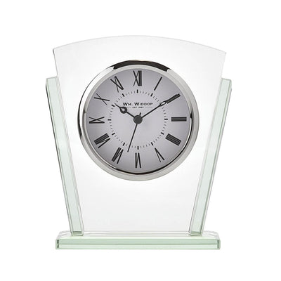 Widdop Gifts Clocks Layered Glass Mantel Clock