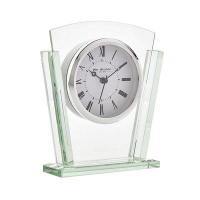 Widdop Gifts Clocks Layered Glass Mantel Clock