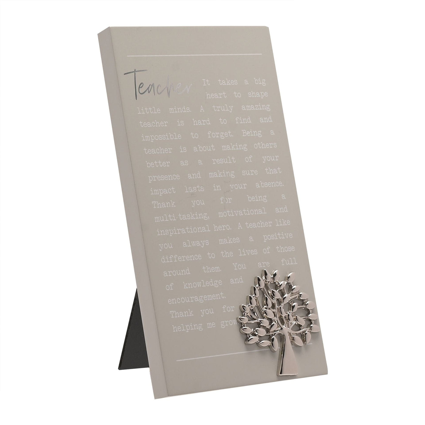 Widdop Gifts Wall Signs & Plaques Message for a Teacher Freestanding Plaque