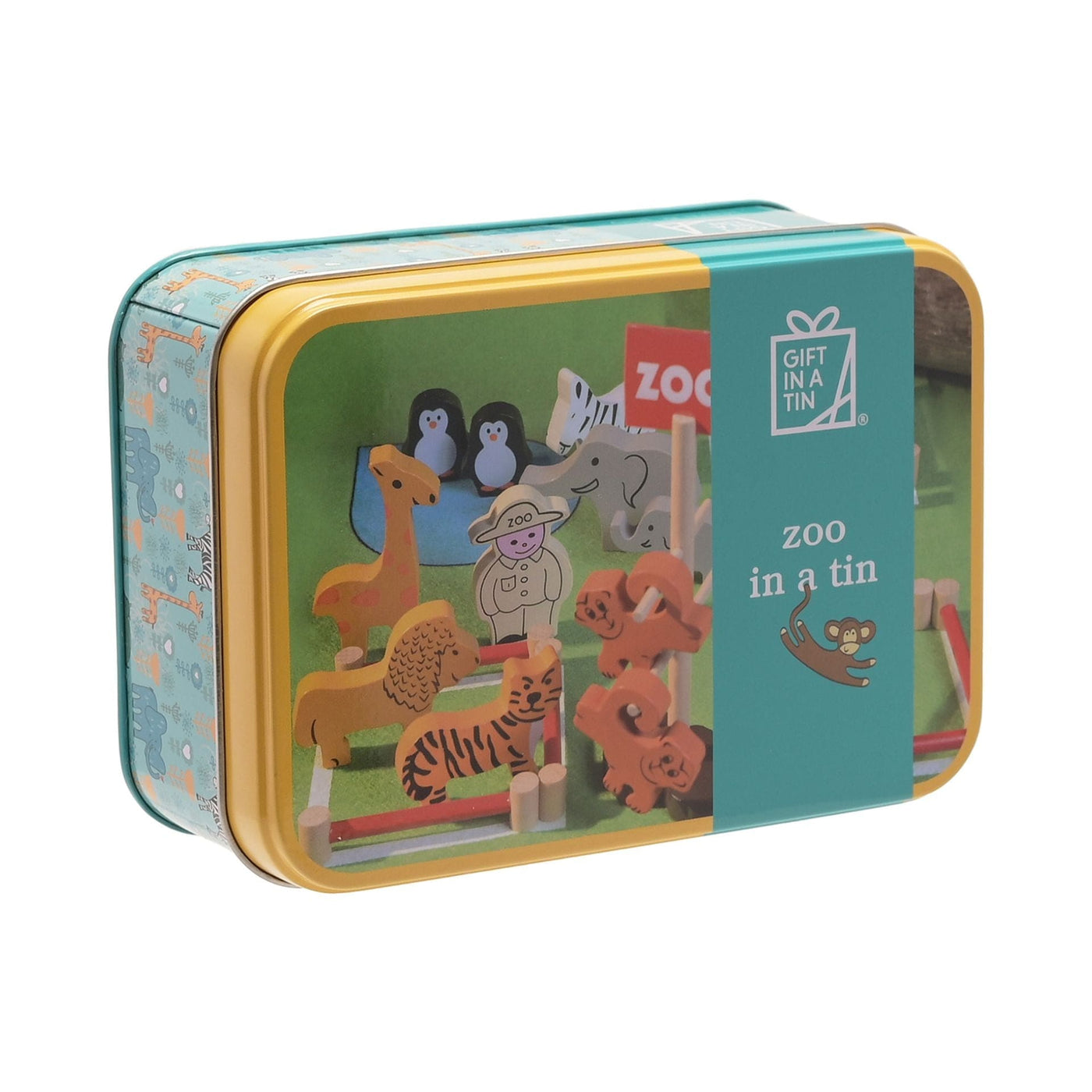 Widdop Gifts Novelty Gifts Miniature Zoo in a Tin