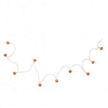 Widdop Gifts Halloween Decoration Orange Pumpkins Light Up LED Garland