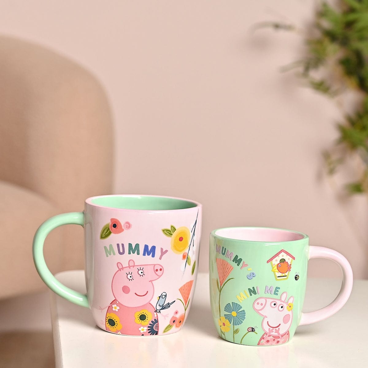 Widdop Gifts Candles Peppa Pig Mummy and Mini Me Mug Gift Set