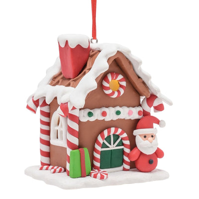 Widdop Gifts Christmas Decorations Set of 2 Light Up Gingerbread House Christmas Decorations
