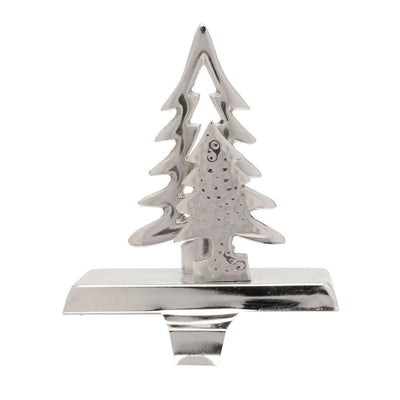 Widdop Gifts Christmas Decorations Silver Christmas Tree Stocking Hanger