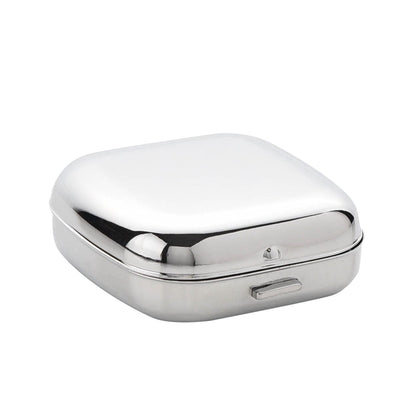 Widdop Gifts Clocks Silver Fold Up Travel Alarm Clock