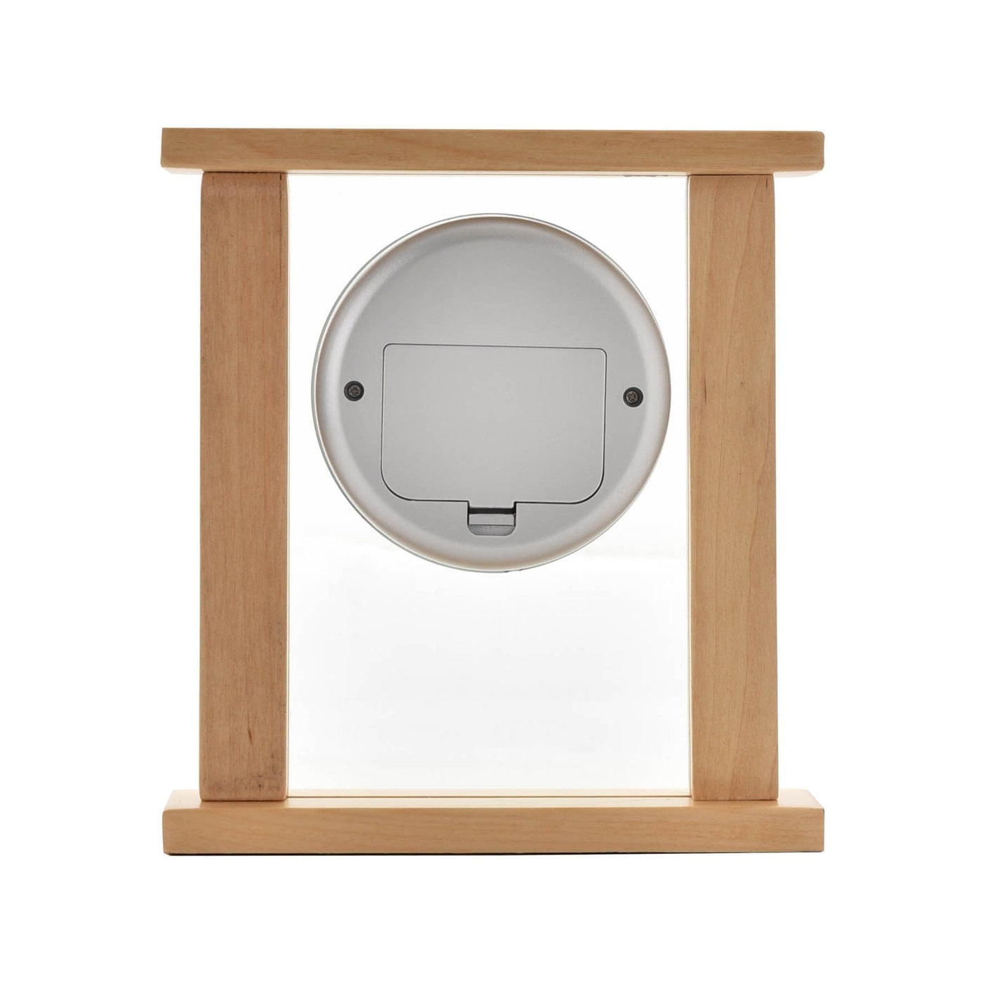Widdop Gifts Clocks Wood and Glass Mantel Clock