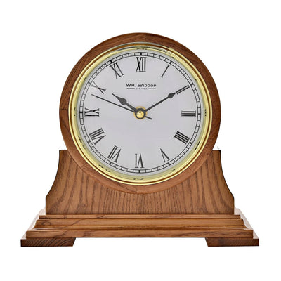 Widdop Gifts Clocks Wooden Barrel Mantel Clock