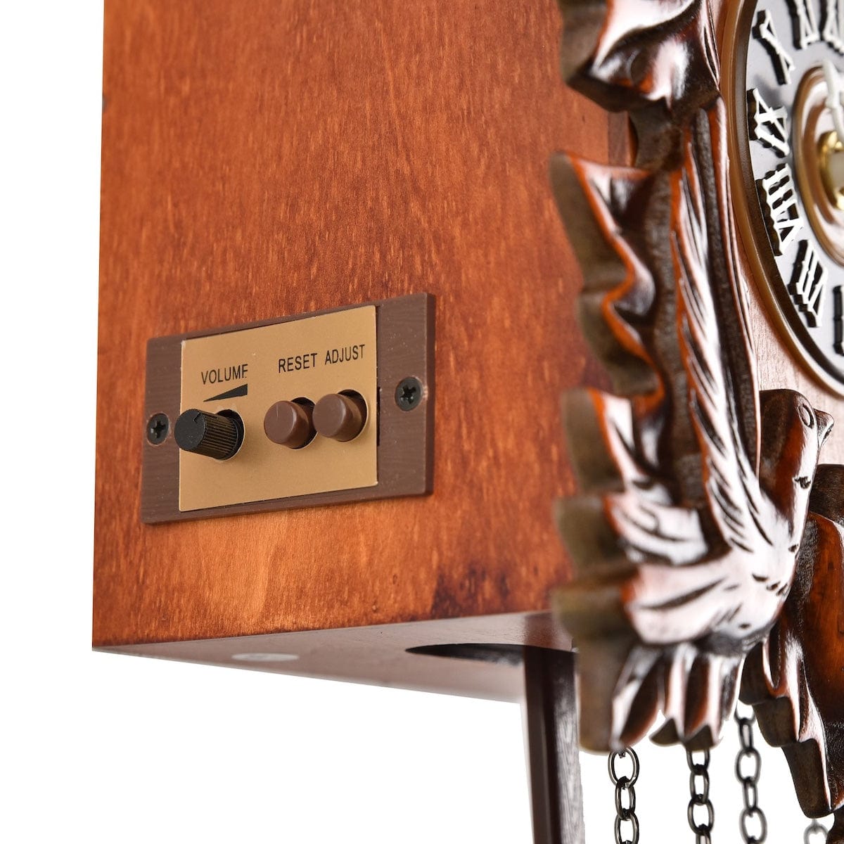 Widdop Gifts Clocks Wooden Pitched Roof Cuckoo Clock