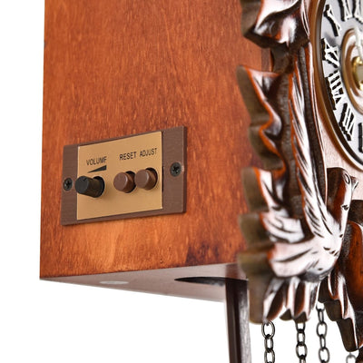 Widdop Gifts Clocks Wooden Pitched Roof Cuckoo Clock