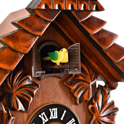 Widdop Gifts Clocks Wooden Pitched Roof Cuckoo Clock
