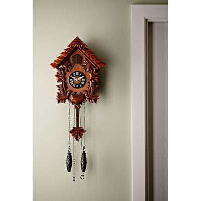 Widdop Gifts Clocks Wooden Pitched Roof Cuckoo Clock