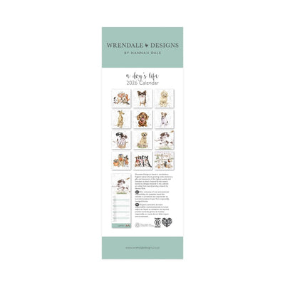 Wrendale Designs Calendars A Dog's Life 2026 Calendar