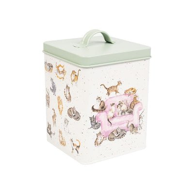 Wrendale Designs Jugs Cat Design Treat Storage Tin