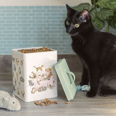 Wrendale Designs Jugs Cat Design Treat Storage Tin