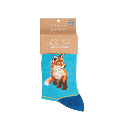 Wrendale Designs Socks Fox Children's Soft Bamboo Socks - Choice of Design
