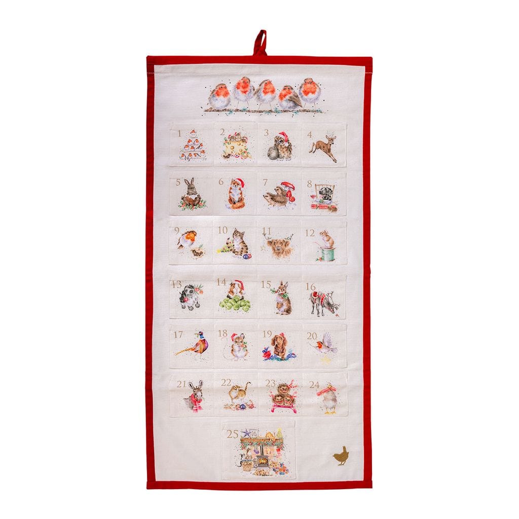 Wrendale Designs Advent Calendar Christmas Animal Fabric Advent Calendar