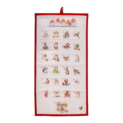 Wrendale Designs Advent Calendar Christmas Animal Fabric Advent Calendar