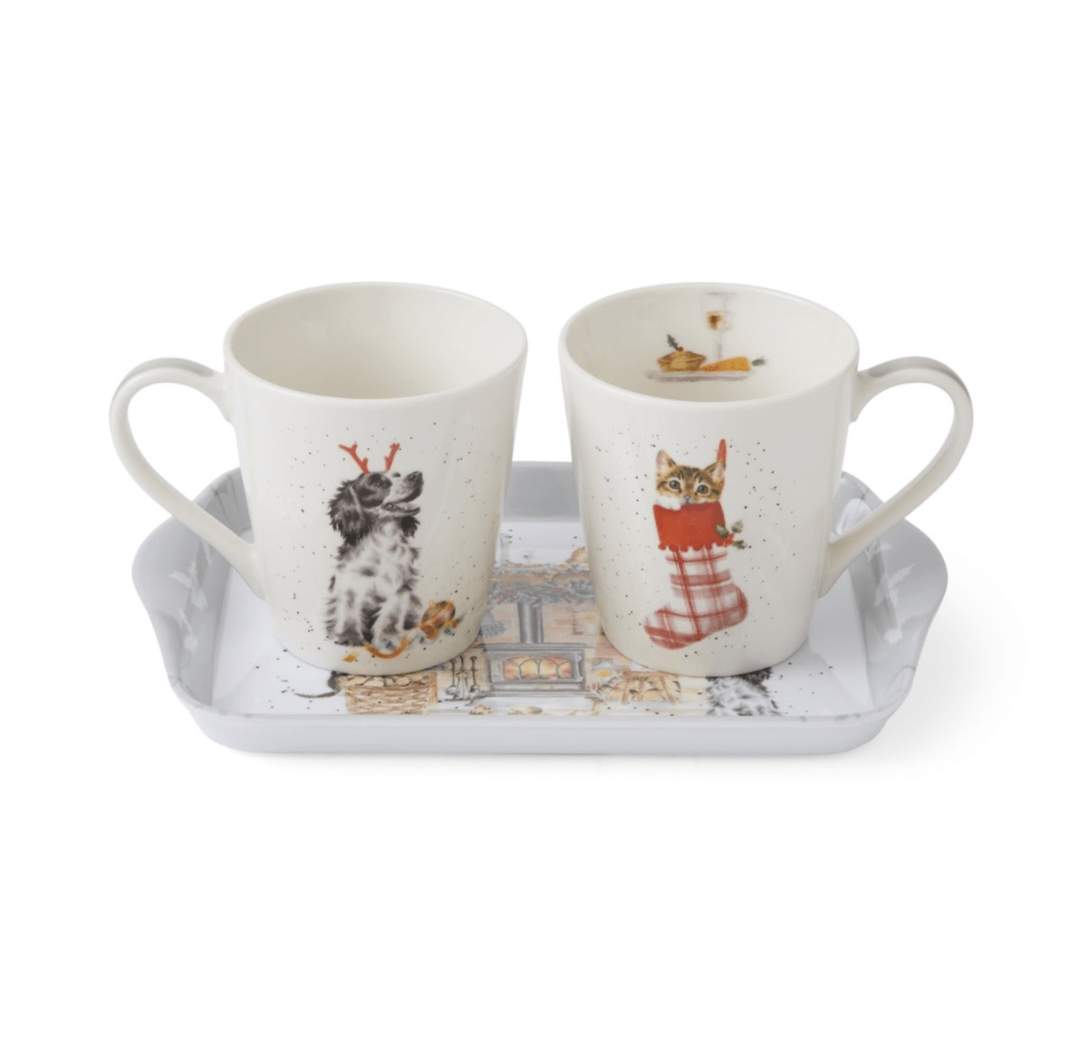 Wrendale Designs Mugs & Drinkware Christmas No Place Like Home Mug and Tray Gift Set