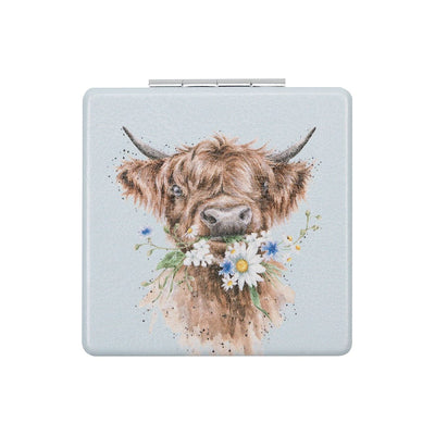 Wrendale Designs Compact Mirrors 'Daisy Coo' Cow Compact Mirror