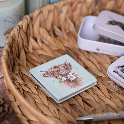 Wrendale Designs Compact Mirrors 'Daisy Coo' Cow Compact Mirror
