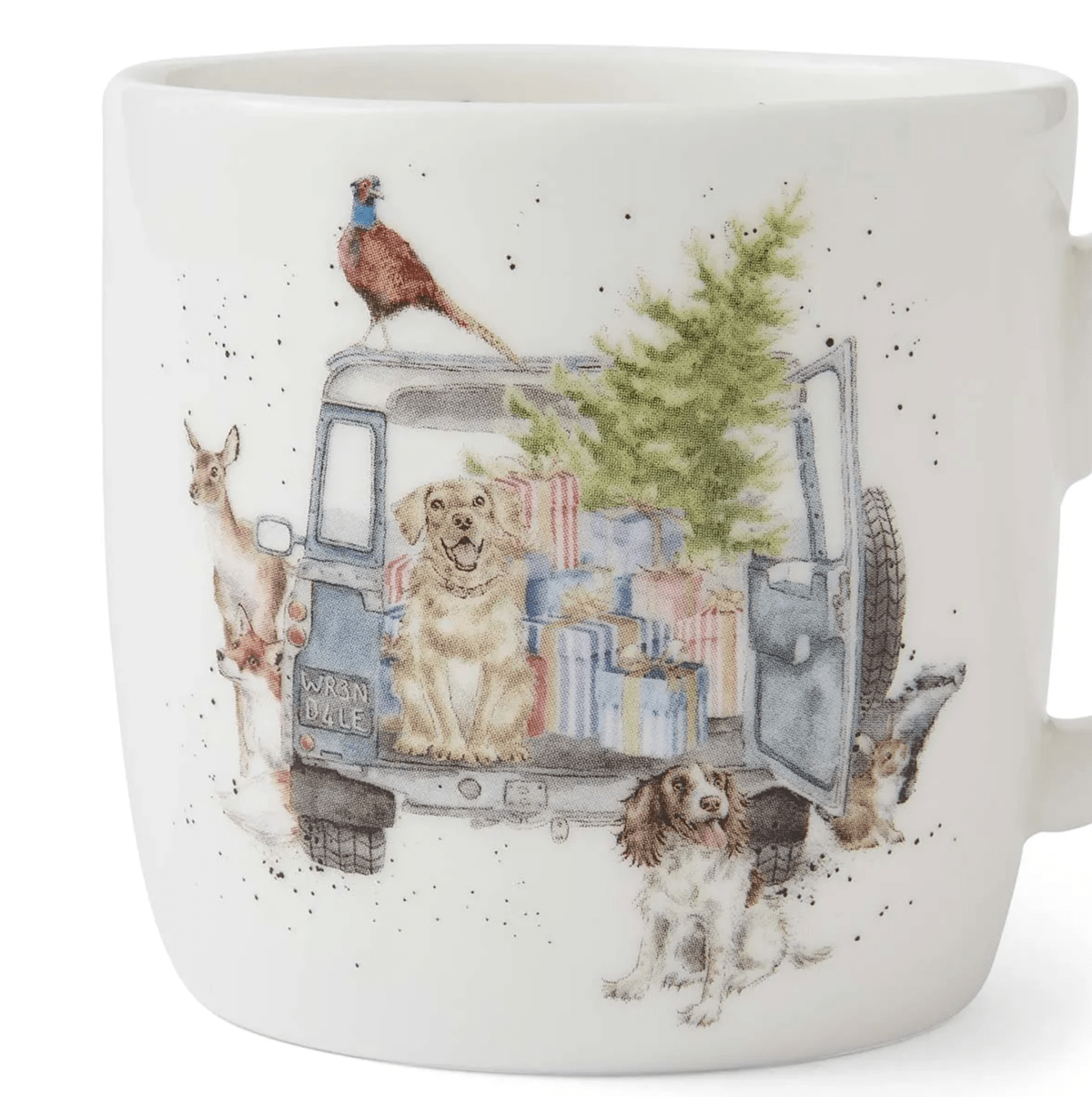 Wrendale Designs Mugs & Drinkware Driving Home For Christmas Mug