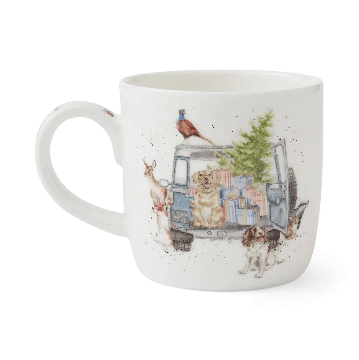 Wrendale Designs Mugs & Drinkware Driving Home For Christmas Mug