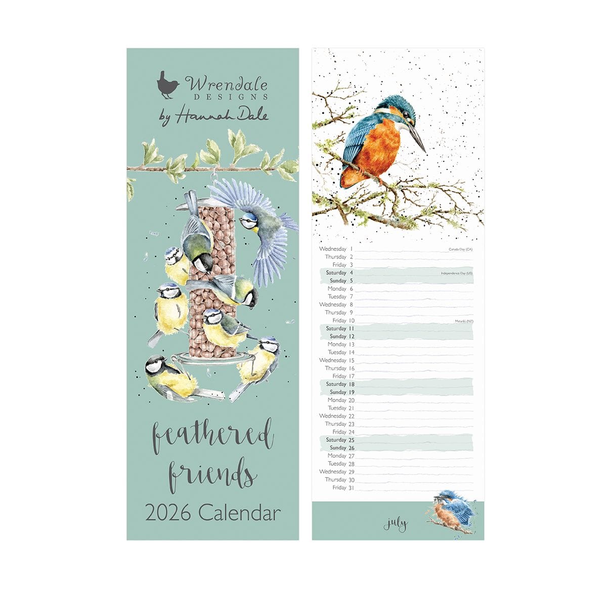 Wrendale Designs Tischkalender 2026 - Tierillustrationen Mit Inspirierenden Zitaten