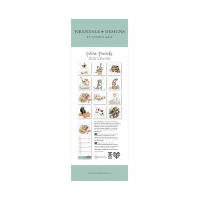 Wrendale Designs Calendars Feline Friends 2026 Calendar