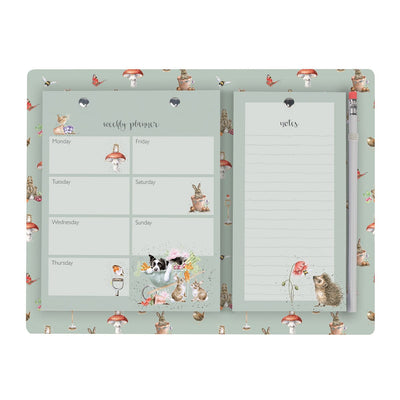 Wrendale Designs Stationery Garden Friends Weekly and Shopping Planner