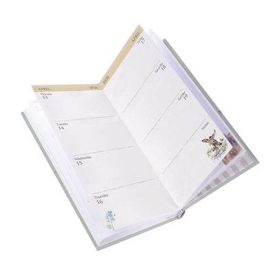 Wrendale Designs DIARY Hare Design Slimline 2026 Diary