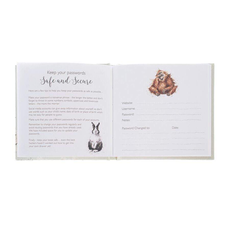 Wrendale Designs Notebooks Hedgehog Design Password Notebook