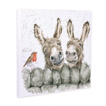Wrendale Designs Posters & Prints 'Hee Haw' Canvas (Small)