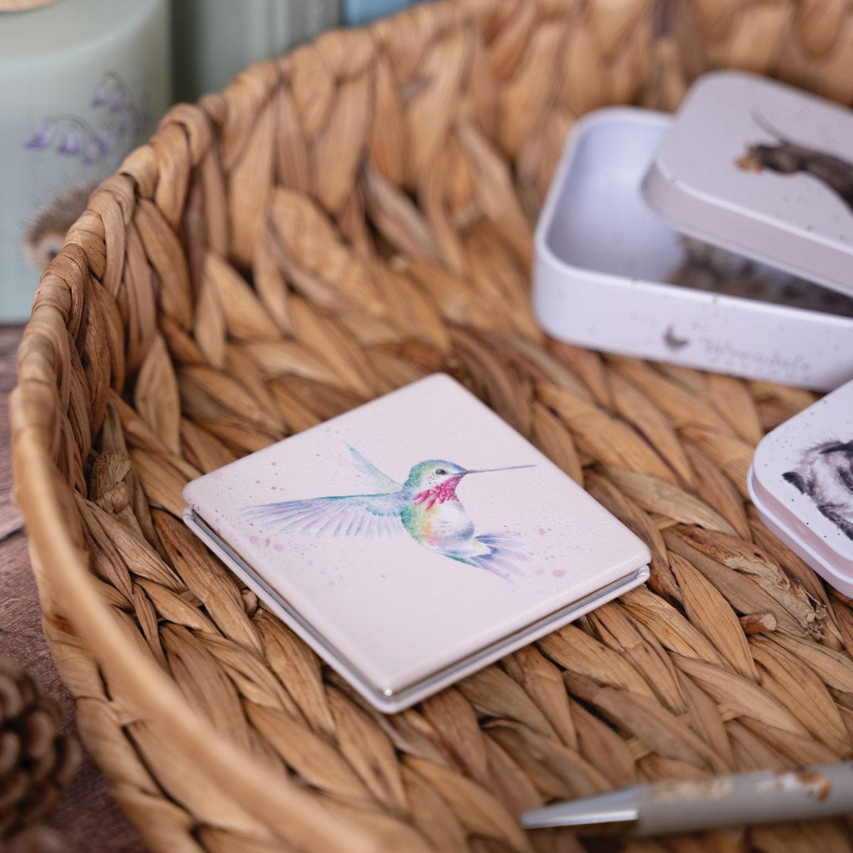 Wrendale Designs Compact Mirrors 'Humming Birds' Compact Mirror