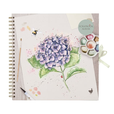 Wrendale Designs Stationery Hydrangea and Bumblebee Scrapbook