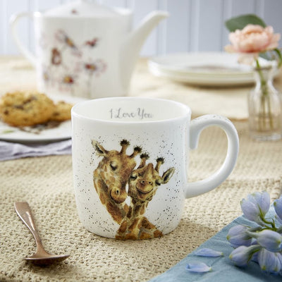 Wrendale Designs Mugs & Drinkware I Love You Giraffe Design Gift Boxed Mug