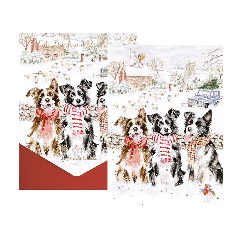 Wrendale Designs christmas cards While shepherds watched Illustrated Animal Christmas Card Packs