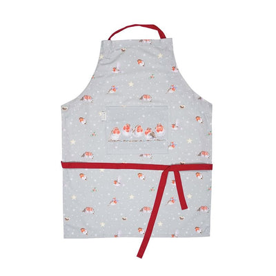 Wrendale Designs Kitchen Accessories Christmas Robin Illustrated Animal Kitchen Aprons - Choice of Designs