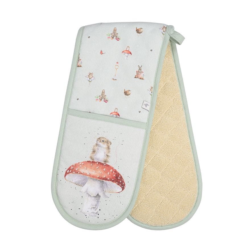Wrendale Designs Kitchen Accessories Toadstool Mouse Illustrated Animal Oven Gloves - Choice of Design