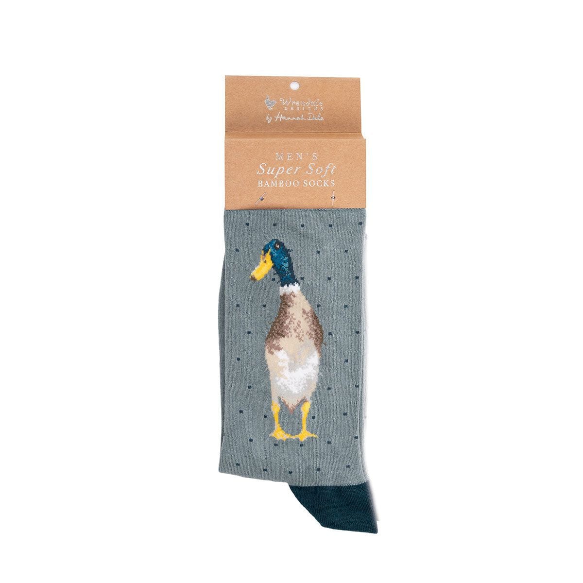 Wrendale Designs Socks Duck Illustrated Animal Socks For Men - Choice of Design