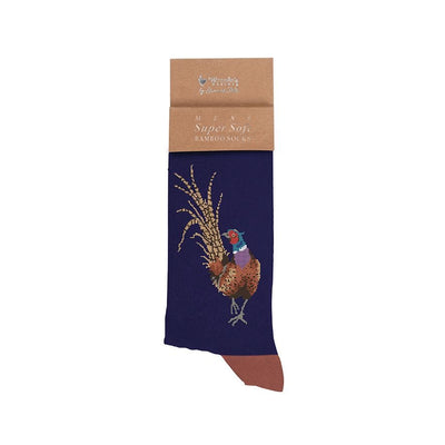 Wrendale Designs Socks Pheasant Illustrated Animal Socks For Men - Choice of Design