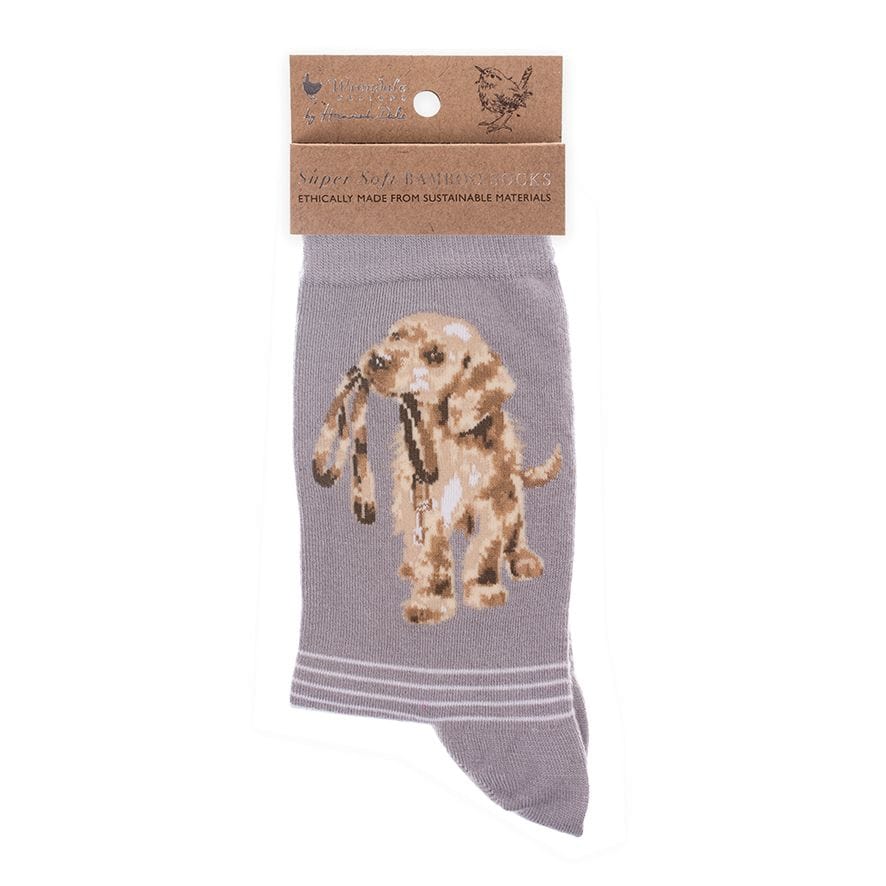 Wrendale Designs Socks Dog Illustrated Animal Socks For Women - Choice of Design