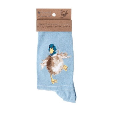 Wrendale Designs Socks Duck Illustrated Animal Socks For Women - Choice of Design