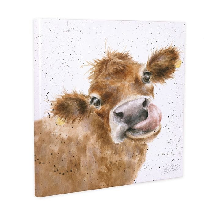 Wrendale Designs Posters & Prints "Moooo" Cow Canvas