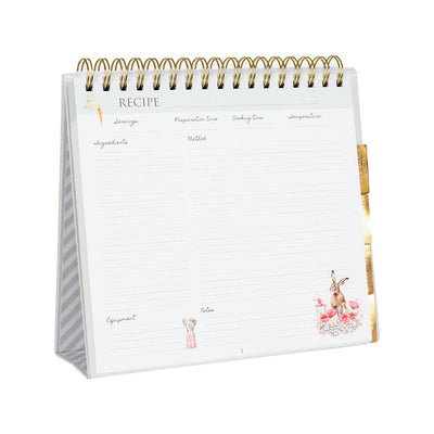 Wrendale Designs Stationery Ring Bound Animal Illustrated Recipe Book