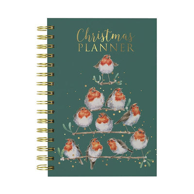 Wrendale Designs Diaries Robin Design Sectioned Christmas Planner