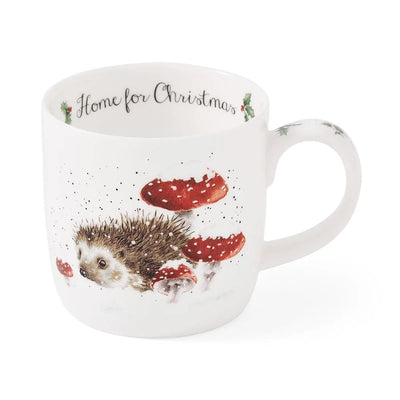 Wrendale Designs Mugs & Drinkware Royal Worcester Christmas Hedgehog Mug