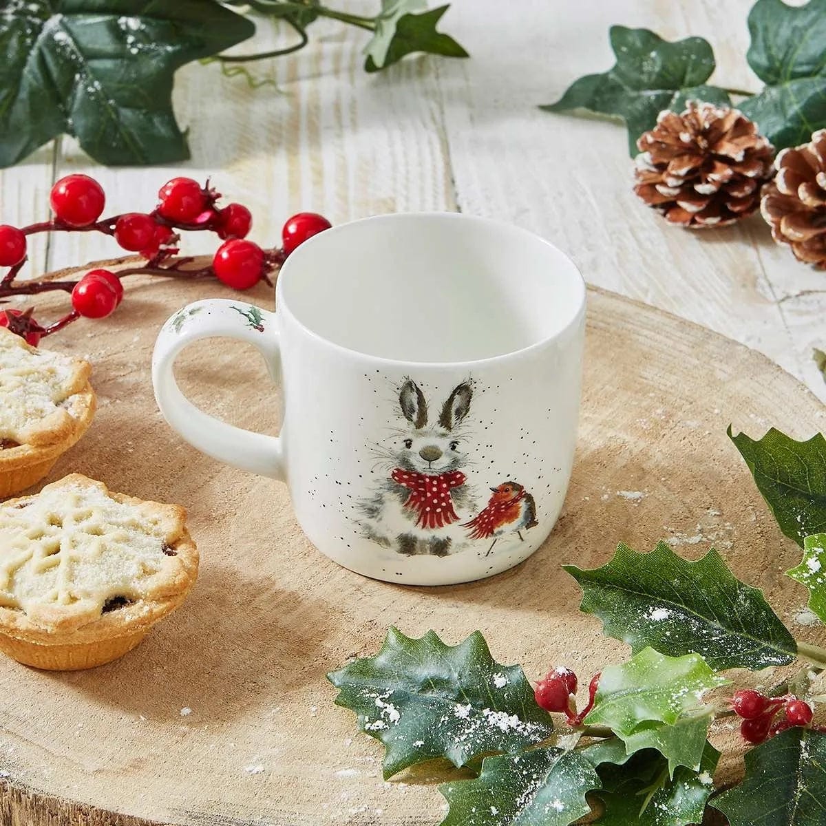 Wrendale Designs Mugs & Drinkware Royal Worcester Snow Angels Mug
